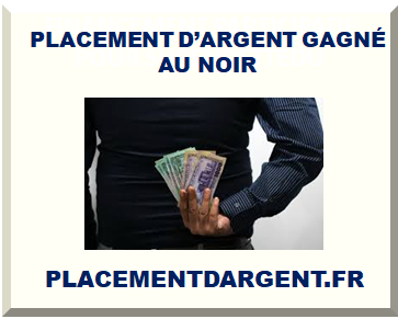 PLACEMENT D’ARGENT GAGNÉ AU NOIR