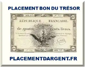 PLACEMENT BON DU TRÉSOR 2026-2027